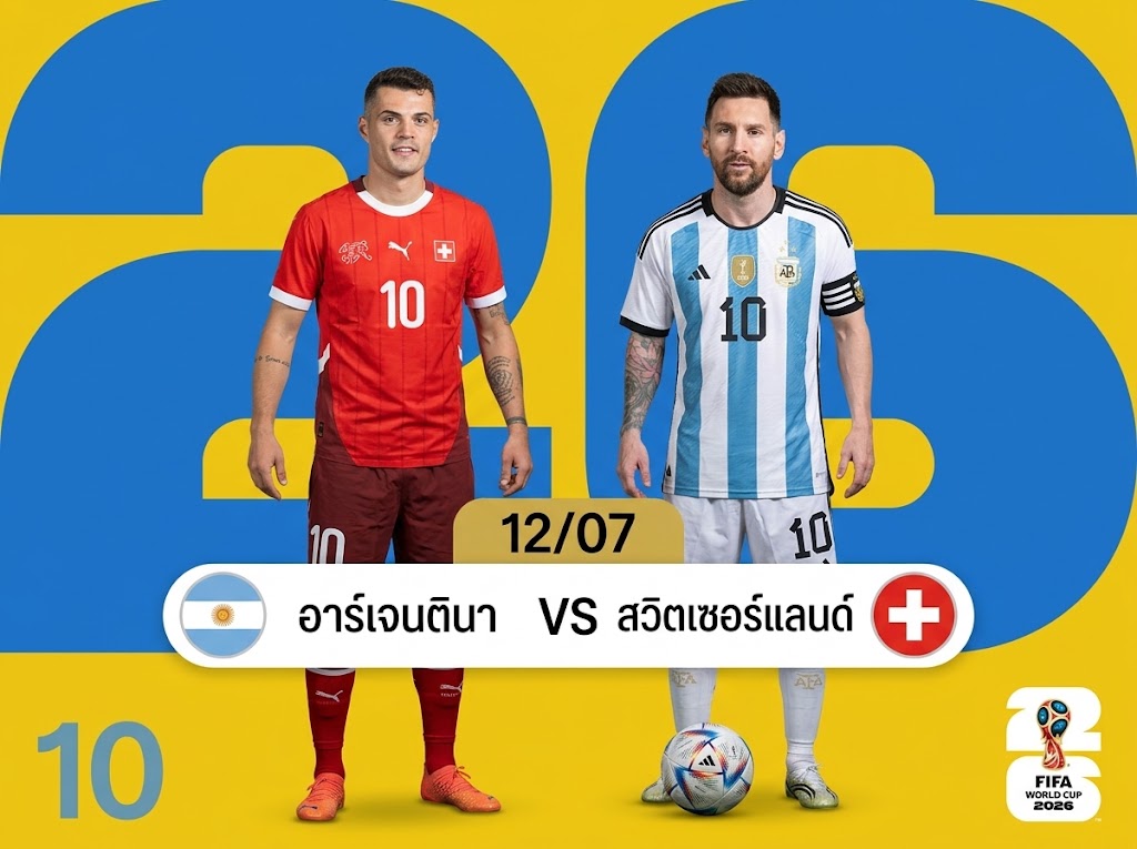ทีเด็ดบอลโลกคืนนี้ ฟ้าขาวเปิดหน้าซัดขุนพลสวิส แย่งตั๋วตัดเชือกเวิลด์คัพ 2026