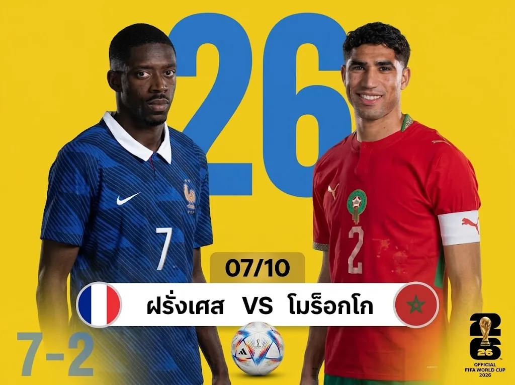 ทีเด็ดบอลโลกคืนนี้: ตราไก่ย้ำแค้น หรือสิงโตแอตลาสจะสร้างประวัติศาสตร์ซ้ำสอง?